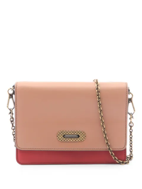 Bottega Veneta Pre-Owned 2010s leather crossbody bag Neutrals 1092513