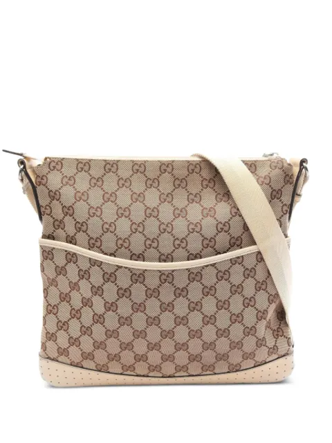 Gucci Pre-Owned 2000s GG canvas shoulder bag Neutrals 1098858