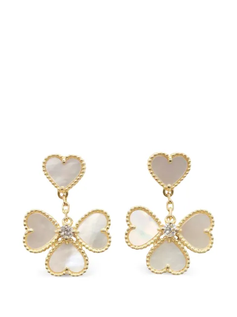 Van Cleef & Arpels Pre-Owned 2010s Sweet Alhambra Effyage mother of pearl earrings Gold 1097102JB253741