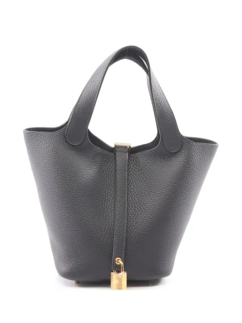 Hermès Pre-Owned 2025 PM Picotin Lock tote bag Blue 1099337K