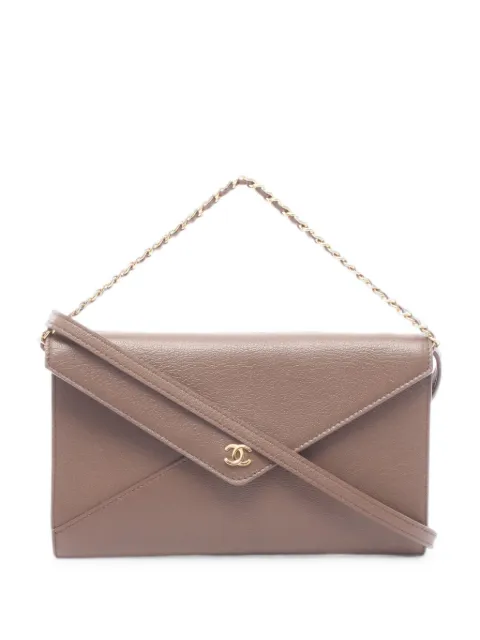 CHANEL Pre-Owned 2021s Envelope CC shoulder bag Grey 1099376A626T52E