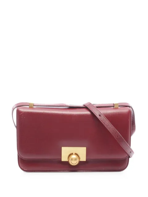 Bottega Veneta Pre-Owned 2000s turn-lock shoulder bag Red 1097985