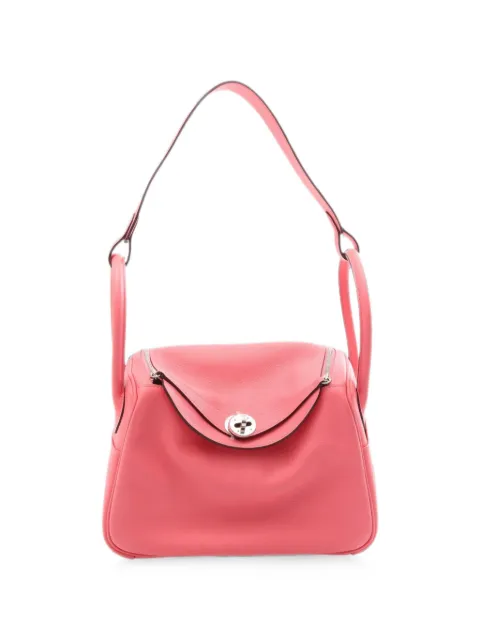 Hermès Pre-Owned 2017 Lindy 26 shoulder bag Pink 1099353A
