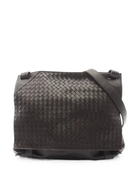 Bottega Veneta Pre-Owned 2000s Intrecciato messenger bag Brown 1098359