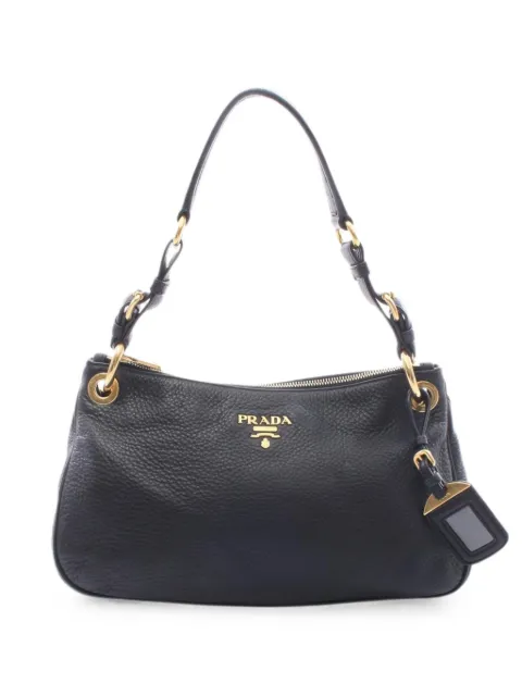 Prada Pre-Owned 2010s Vitello Daino shoulder bag Black 1092557