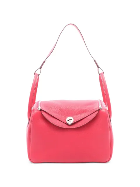 Hermès Pre-Owned 2020 30 Lindy shoulder bag Pink 1099371Y