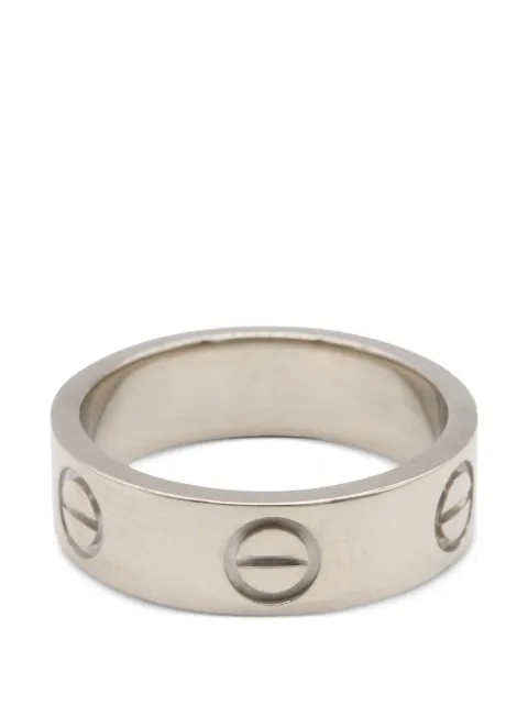 Cartier 2010s Love ring Silver 1096547