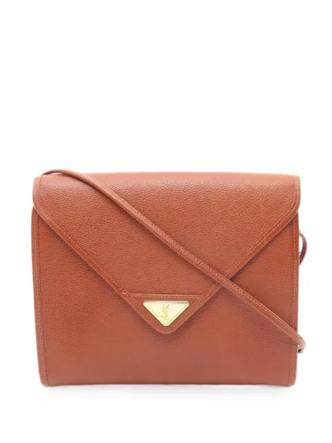 Saint Laurent Pre-Owned 2000s envelope shoulder bag Brown 1095619