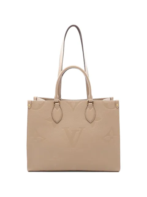 Louis Vuitton Pre-Owned 2010s Monogram Empreinte On-The-Go tote bag Neutrals 1097621