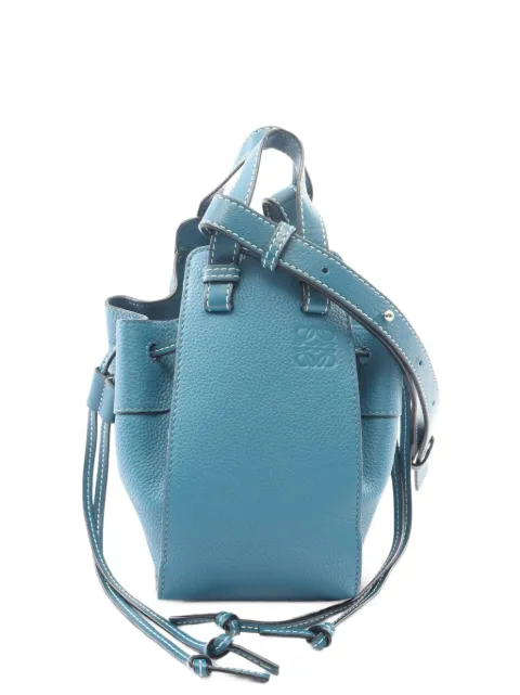 Loewe Pre-Owned 2000s mini Hammock drawstring 2Way tote bag Blue 1098601