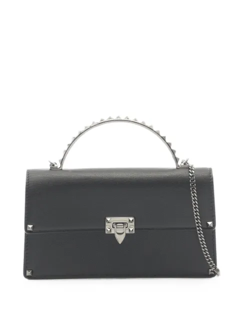 Valentino Garavani Pre-Owned 2010s Rockstud handbag Black 1098047