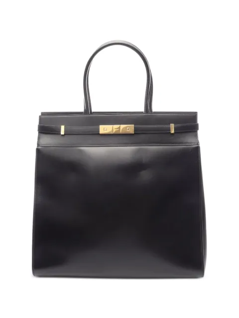Saint Laurent Pre-Owned 2010s Manhattan tote bag Black 1097979
