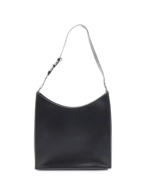 Ferragamo Pre-Owned 2000s leather shoulder bag Black 1098532