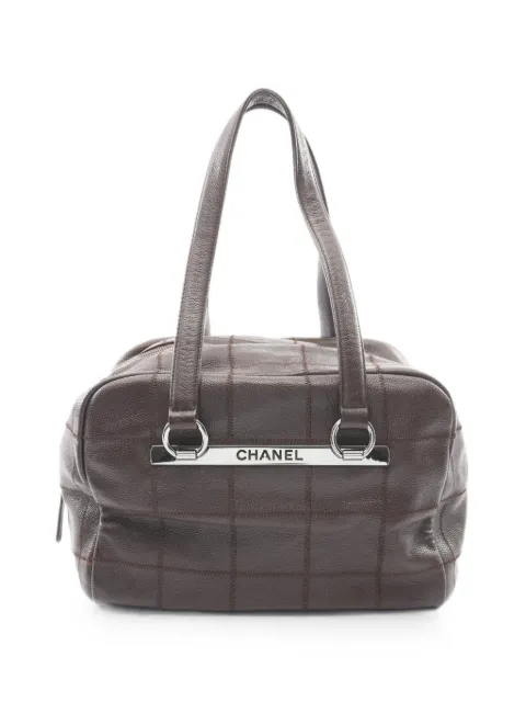 CHANEL Pre-Owned 2004-2005 mini Chocolate Bar tote bag Brown 10984479417016