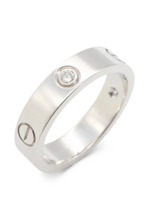 Cartier 2010s Love diamond ring Silver 1096553K95046