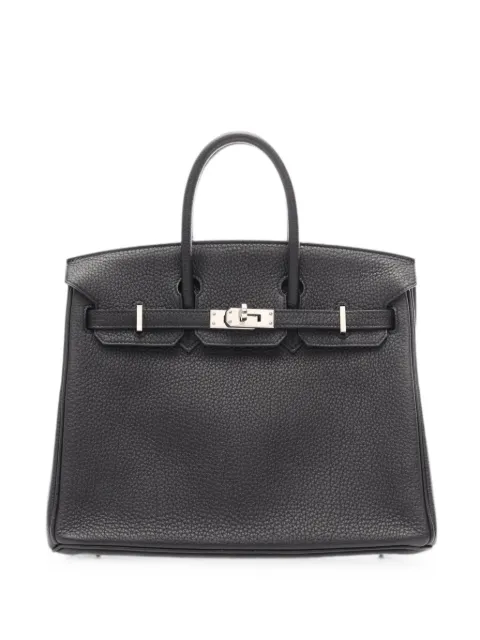 Hermès Pre-Owned 2015 25 Birkin Togo-leather tote bag Black 1099351T