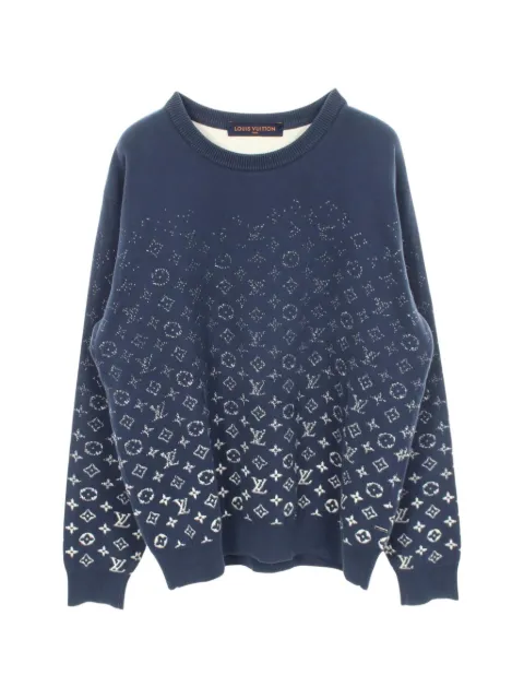 Louis Vuitton Pre-Owned 2010s Monogram sweater Blue 1097920