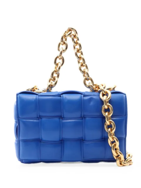 Bottega Veneta Pre-Owned 2010s Cassette two-way shoulder bag Blue 1089791