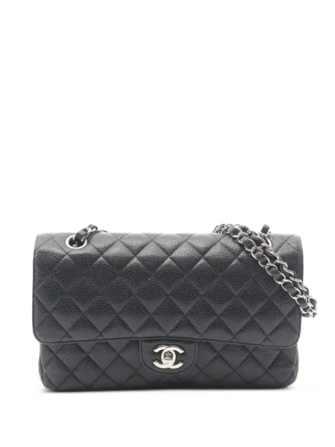 CHANEL Pre-Owned 2015-2016 Double Flap shoulder bag Black 109842321501528
