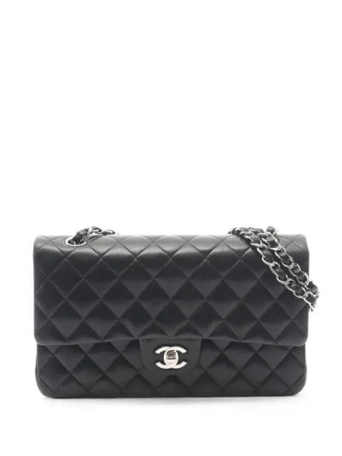 CHANEL Pre-Owned 2012 double-flap shoulder bag Black 109839816733597