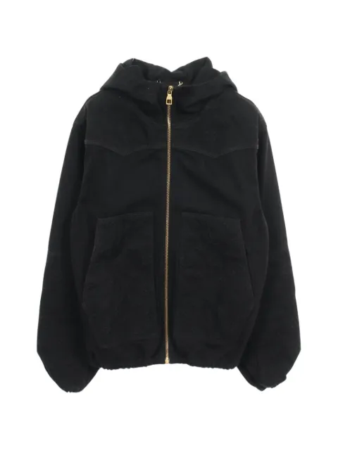 Louis Vuitton Pre-Owned 2010s Monogram embossed jacket Black 1097953