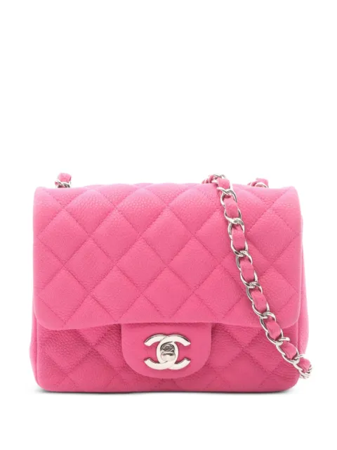 CHANEL Pre-Owned 2013-2014 mini matelassé shoulder bag Pink 109765818007028