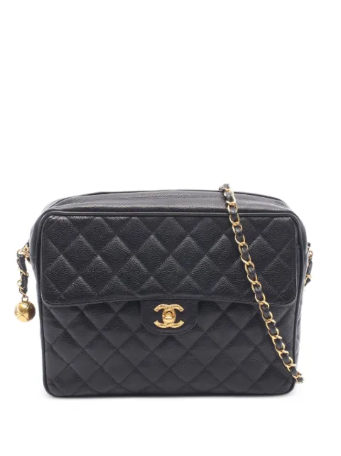 CHANEL Pre-Owned 1991-1994 matelassé Caviar shoulder bag Black 10988962864330