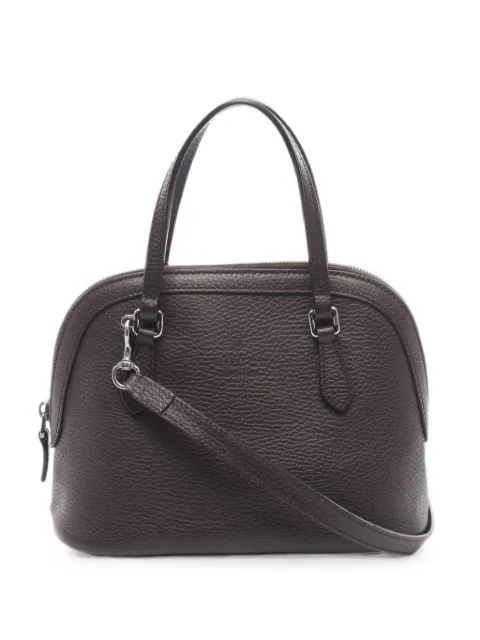 Gucci Pre-Owned 2010s pebbled-leather handbag Brown 1098351