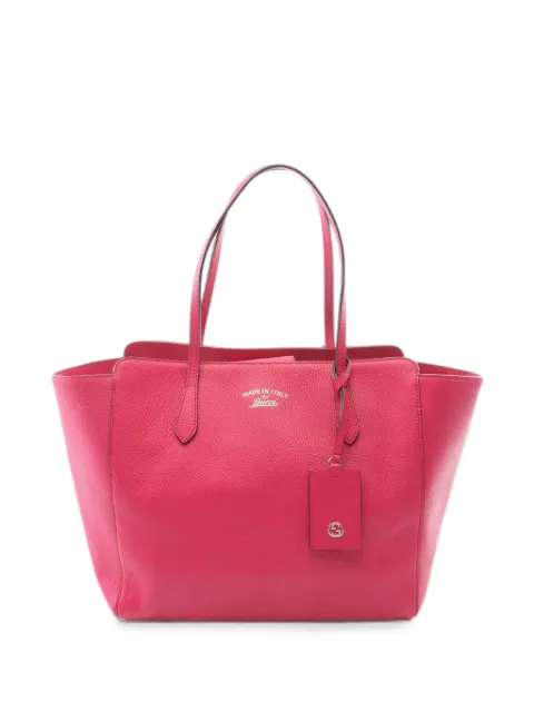 Gucci Pre-Owned 2010s Swing logo-detail tote bag Pink 1097061