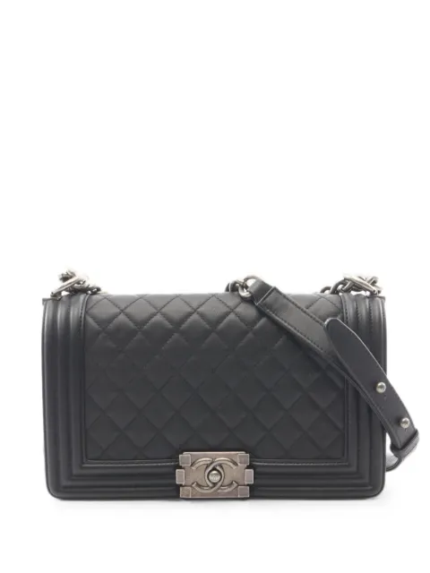 CHANEL Pre-Owned 2019 Boy Chanel shoulder bag Black 109810929505456