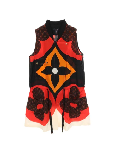 Louis Vuitton Pre-Owned 2010s Game On Macro Monogram sleeveless playsuit Red 1093362