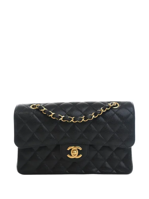 CHANEL Pre-Owned 2021-2026 Small Classic Caviar Double Flap shoulder bag Black THO5RRUES6J4YSW0