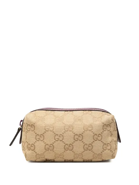 Gucci Pre-Owned 2000-2015 GG Canvas Cosmetic pouch Neutrals Z3HN1WEC5QWG423D