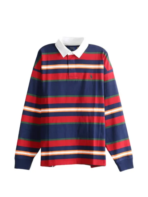 Polo Ralph Lauren striped long-sleeve polo shirt Blue 710B26315001