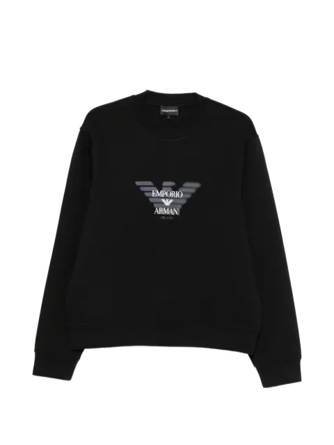 Emporio Armani logo-print sweatshirt Black EM007315AF10013UC001