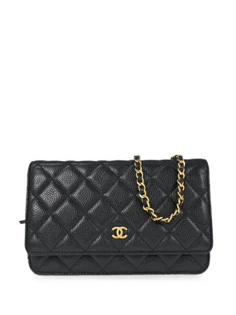 CHANEL Pre-Owned 2019 Classic WOC chain shoulder bag Black 197880