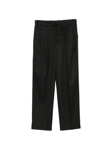 Calvin Klein pleated straight-leg trousers Black LV04LG607GUB1