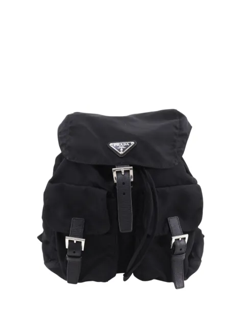 Prada Pre-Owned 2013-2026 Tessuto backpack Black 4ZAWBZB7T9ZFDCN3