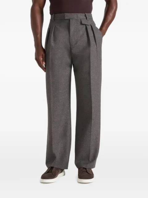 Manière De Voir Pierre in dark grey twin-pleat tailored pants Grey MAN33351