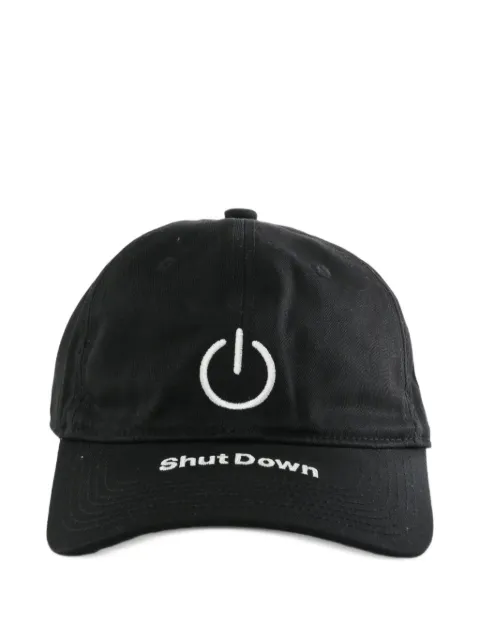 VETEMENTS embroidered baseball cap Black UH76CA790B