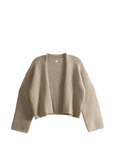 TAIGA TAKAHASHI ribbed-knit cardigan Neutrals TW26AW503