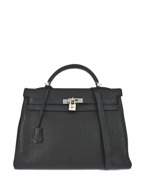 Hermès Pre-Owned 2008 35 Kelly Retourne tote bag Black 188783