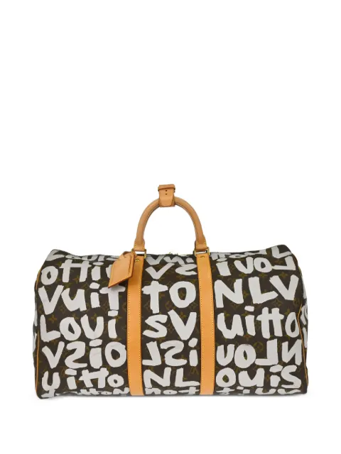 Louis Vuitton Pre-Owned 2001 Graffiti Keepall 50 tote bag Brown 187950