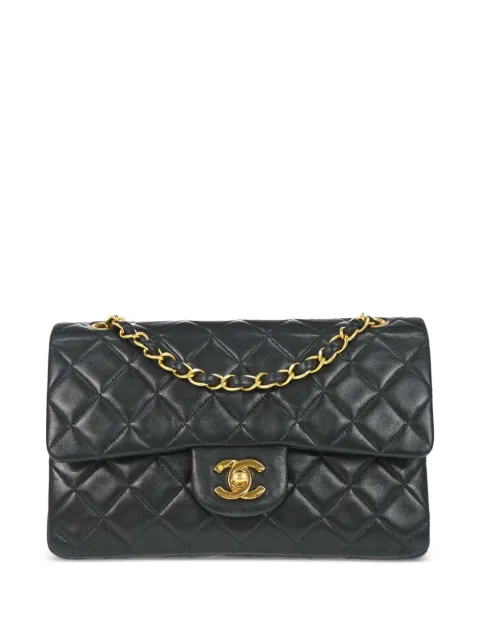 CHANEL Pre-Owned 1996-1997 small Classic Double Flap shoulder bag Black 188751