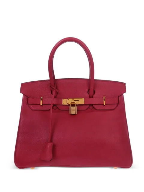 Hermès Pre-Owned 1998 Birkin 30 tote bag Red 197083