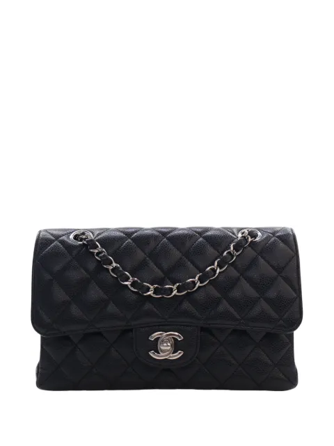 CHANEL Pre-Owned 2019 Small Classic Caviar Double Flap shoulder bag Black QP4LQ9DWPG4DF70W
