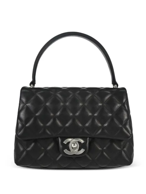 CHANEL Pre-Owned 2006 diamond-quilted mini bag Black 197449