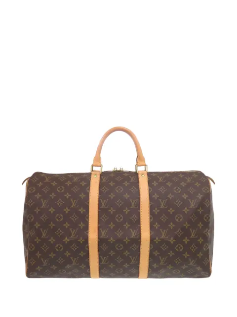 Louis Vuitton Pre-Owned 2002 Monogram Keepall 50 travel bag Brown ZUN6RWDH3N9K3E29