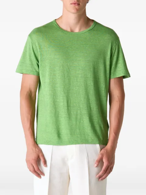 GOD'S TRUE CASHMERE Grass Signature linen T-shirt Green SP26U5022LIJGRSM