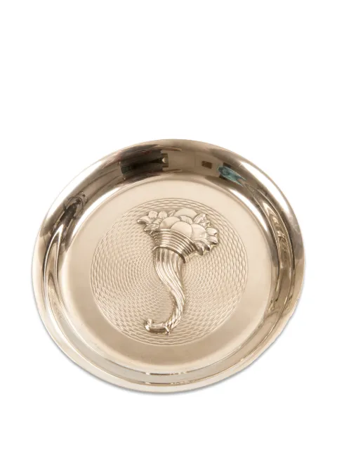 Hermès Pre-Owned 1950s cornucopia-detail organizer plate Silver 15016586